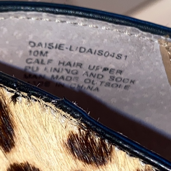 Steve Madden Women’s Heels, fur dyed leopard print, 4.5 inch heels , Size 10 M - Picture 6 of 14